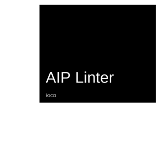 AIP Linter